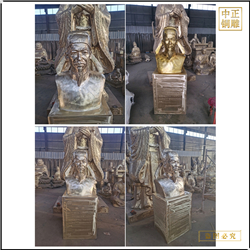 印刷發(fā)明者人物銅雕塑?