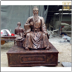 古代中醫名人銅像 古代中醫名人銅像