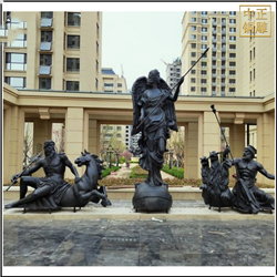 歐式景觀人物銅雕塑 歐式景觀人物銅雕塑