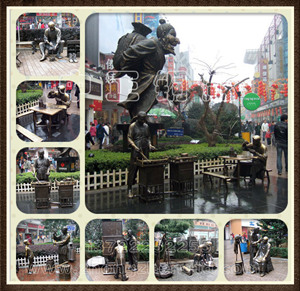 賣貨郎雕塑 賣貨郎雕塑