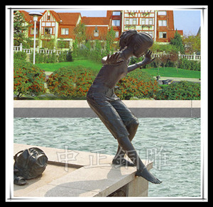 小女孩雕塑 小女孩雕塑