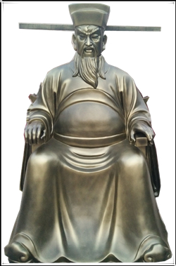 鑄銅包公雕塑 鑄銅包公雕塑