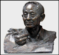 袁隆平銅雕塑 袁隆平銅雕塑