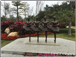 小天鵝芭蕾舞銅雕塑 小天鵝芭蕾舞銅雕塑