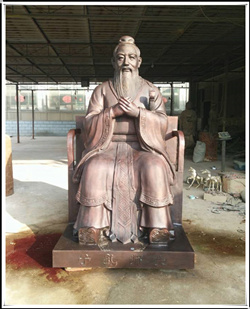 先師孔子銅雕 先師孔子銅雕