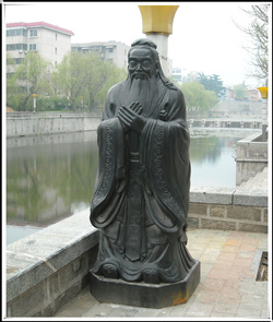 1.5米孔子銅像 1.5米孔子銅像