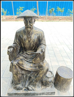 姜太公釣魚雕塑 姜太公釣魚雕塑