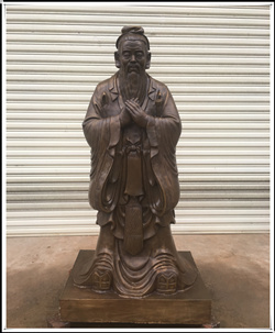 鑄銅孔子雕塑價格 鑄銅孔子雕塑價格