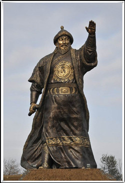 大型成吉思汗銅像 大型成吉思汗銅像