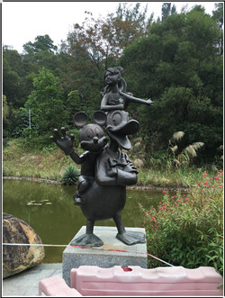 米老鼠唐老鴨鑄銅雕塑 米老鼠唐老鴨鑄銅雕塑