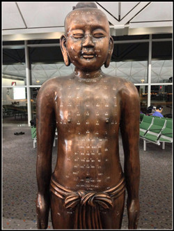 針灸銅人人物雕塑批發 針灸銅人人物雕塑批發