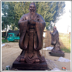 孔子銅雕塑圖片 孔子銅雕塑圖片