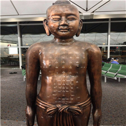 加工針灸銅人雕塑 加工針灸銅人雕塑