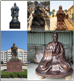 定做孔子人物雕像擺件 定做孔子人物雕像擺件